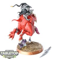 Gloomspite Gitz - Loonboss on Giant Cave Squig - gut bemalt