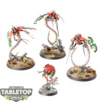 Necrons - 3 Ophydian Destroyers & Plasmacyte - bemalt