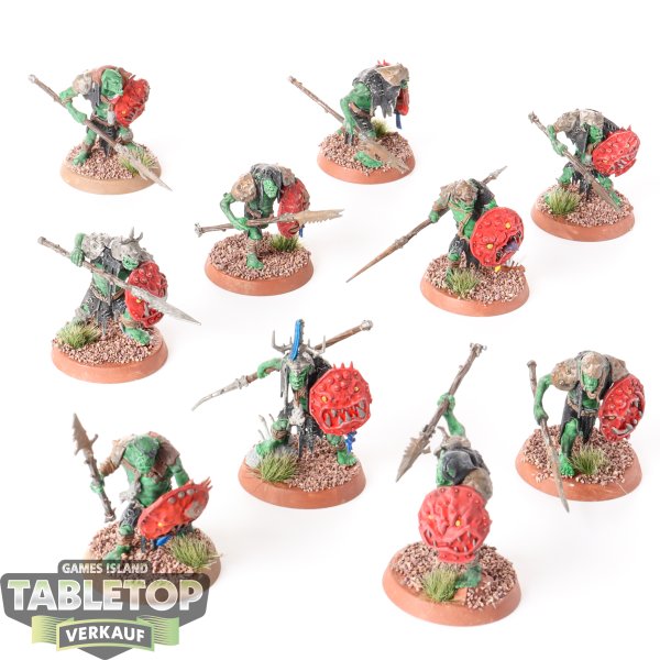 Orruk Warclans - 10 Gutrippaz - bemalt