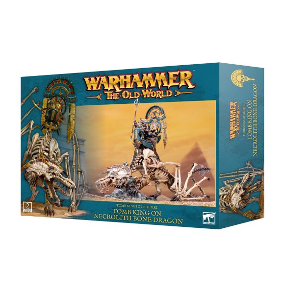 Tomb Kings of Khemri - Tomb King / Liche Priest on Necrolith Bone Dragon