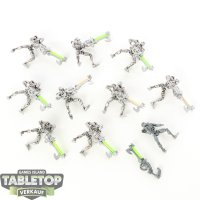 Necrons - 10 x Necron Warrior klassisch - teilweise bemalt