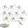 Necrons - 10 x Necron Warrior klassisch - teilweise bemalt