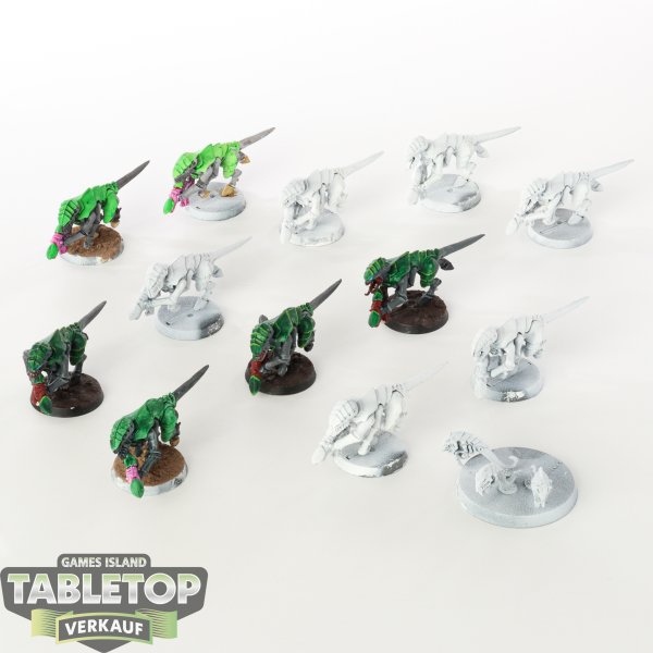 Tyraniden - 12 x Termagants klassisch - teilweise bemalt