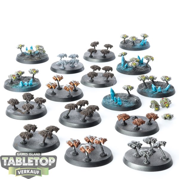 Necrons - 16 Scarabs klassisch - teilweise bemalt