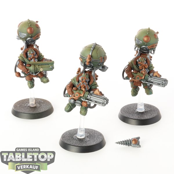 Kharadron Overlords - 3x Endrinriggers - bemalt