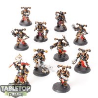 Chaos Space Marines - 10x Chaos Space Marines - bemalt