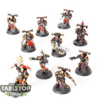 Chaos Space Marines - 10x Chaos Space Marines - bemalt