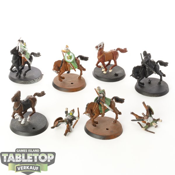 HdR Figuren - Gut - 6 x Riders Of Rohan - teilweise bemalt