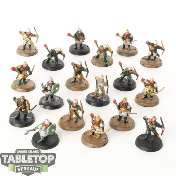 HdR Figuren - Gut - 18 x Dwarf Warriors - teilweise bemalt