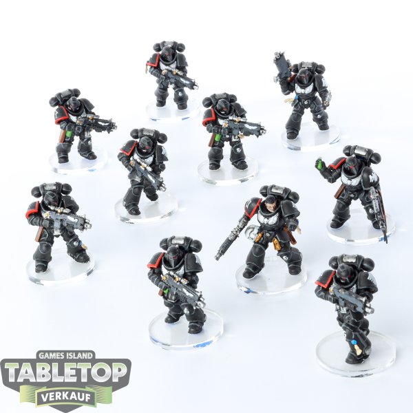 Raven Guard - 10 Intercessors - bemalt