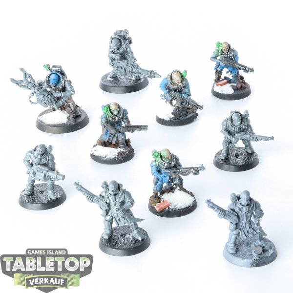 Genestealer Cults - 10 Neophyte Hybrids - teilweise bemalt