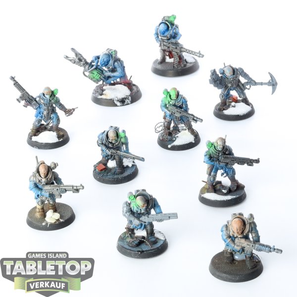 Genestealer Cults - 10 Neophyte Hybrids - teilweise bemalt