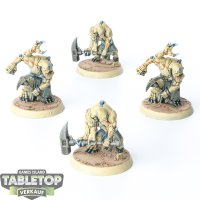 Genestealer Cults - 4 Aberrants - bemalt