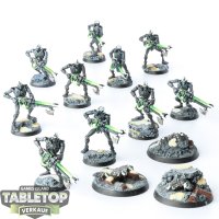 Necrons - 10 Warriors - bemalt