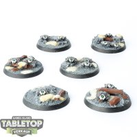 Necrons - 6 Canoptek Scarabs - bemalt