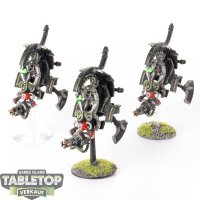 Necrons - 3 Tomb Blades - bemalt