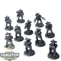 Space Marines - 10 Primaris Infiltrators - teilweise bemalt