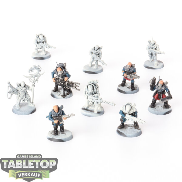 Genestealer Cults - 10 Neophyte Hybrids - teilweise bemalt