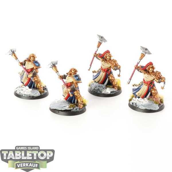 Stormcast Eternals - 4x Sequitors - gut bemalt