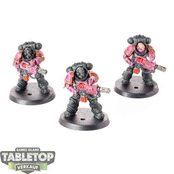 Space Marines - 3 Primaris Eradicators - bemalt