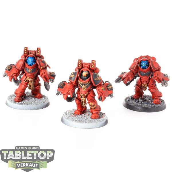 Space Marines - 3 Primaris Agressors - teilweise bemalt