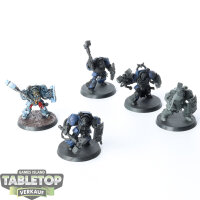 Space Marines - 5 Terminators - teilweise bemalt