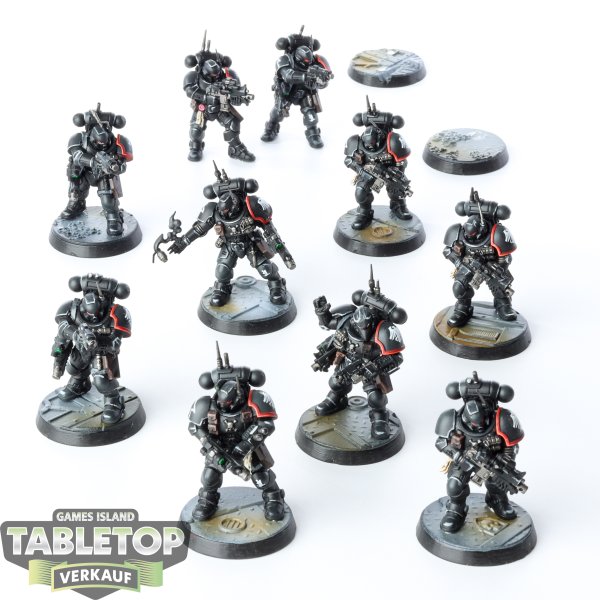 Raven Guard - 10 x Primaris Infiltrators - bemalt