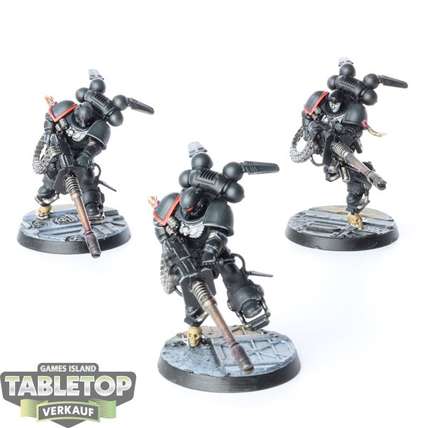 Raven Guard - 3 x Suppressors - bemalt