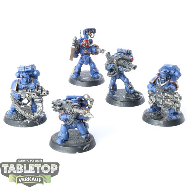 Space Marines - 5 x Devastator Squad - bemalt