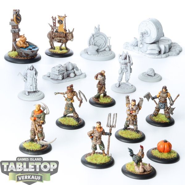 Guild Ball - Guild Ball - The Farmers - teilweise bemalt