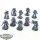 Space Marines - 10 Primaris Intercessors - teilweise bemalt