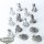 Necrons - 10x Necron Warriors & 3x Scarabs - grundiert
