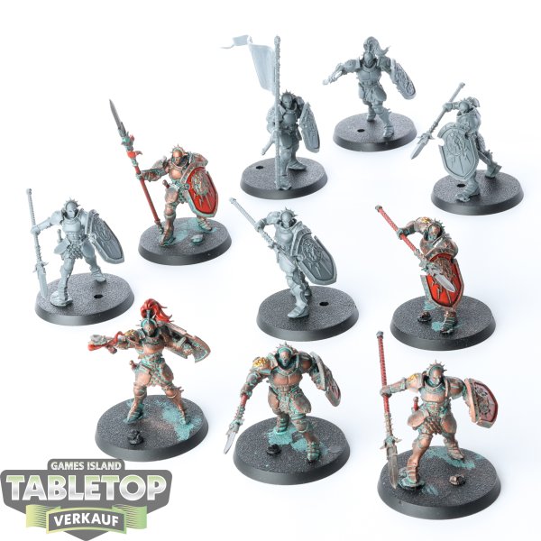 Stormcast Eternals - 10 x Vindictors - teilweise bemalt