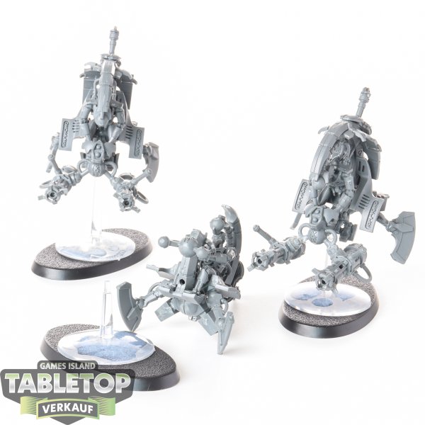 Necrons - 3x Tomb Blades - unbemalt