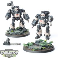 Adeptus Mechanicus - 2x Kastelan Robots - gut bemalt