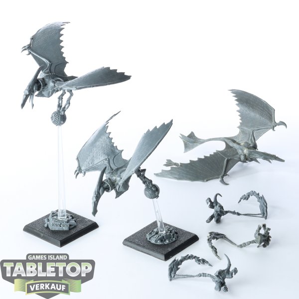 Seraphon - 3x Terradon Riders - unbemalt