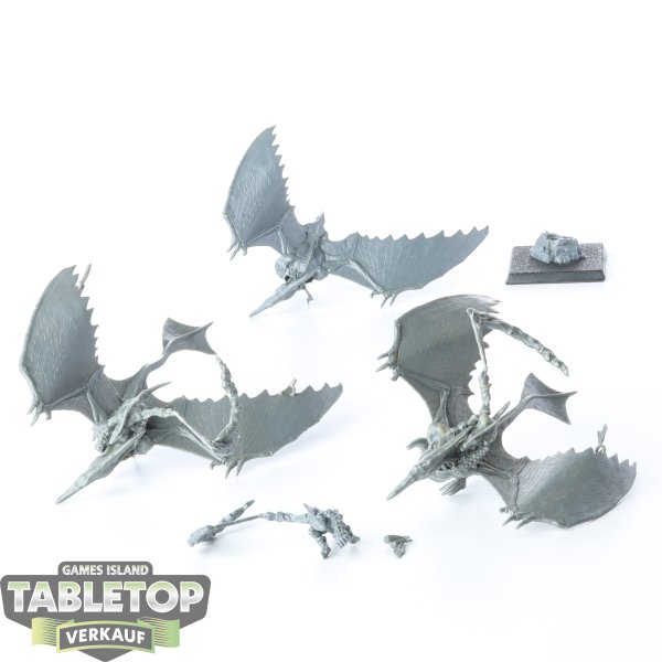 Seraphon - 3x Terradon Riders - unbemalt