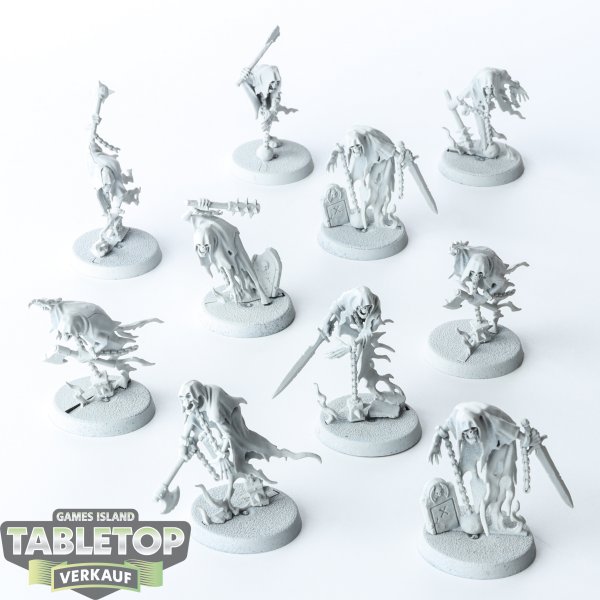 Nighthaunt - 10 Easy To Build Chainrasps - grundiert