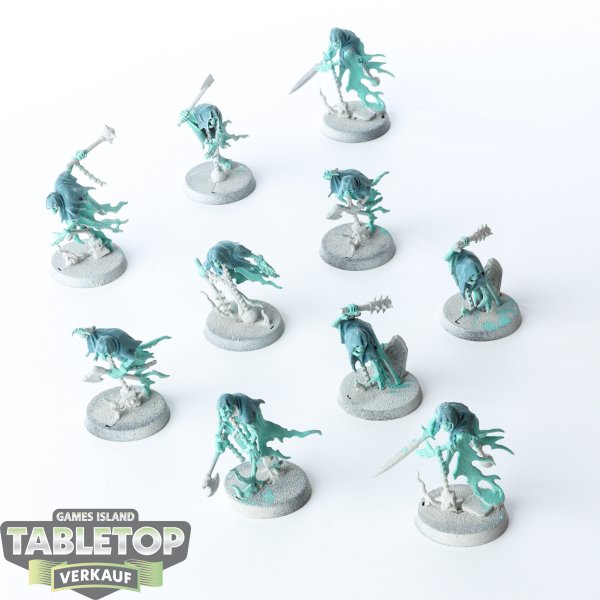 Nighthaunt - 10 Easy To Build Chainrasps - teilweise bemalt