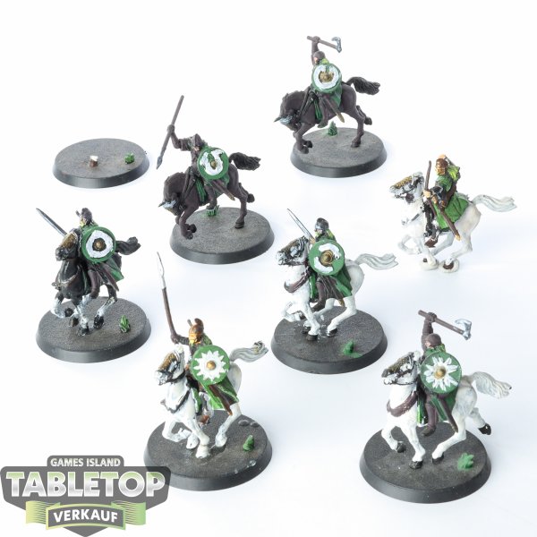 HdR Figuren - Gut - 7x Riders Of Rohan - teilweise bemalt