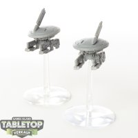 Tau Empire - 2 Tactical Drones - unbemalt