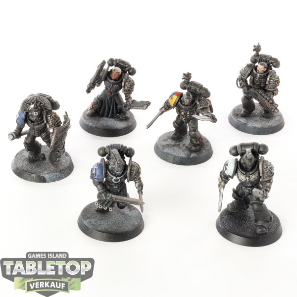 Deathwatch - 6x Veterans - bemalt