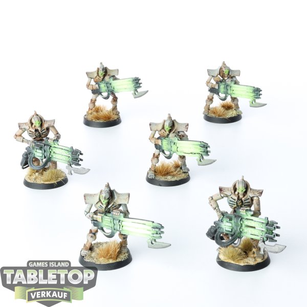 Necrons - 6 Immortals klassisch - gut bemalt