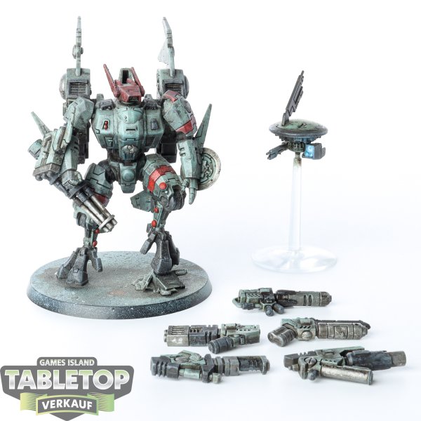 Tau Empire - Tau Empire Commander & Drone - bemalt