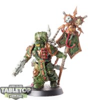 Death Guard - Plague Marine Icon Bearer - teilweise bemalt