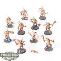 Death Guard - 10x Poxwalkers - teilweise bemalt