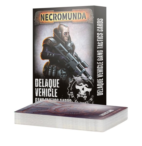 Necromunda - Delaque Vehicle Gang Tactics Cards (Englisch)
