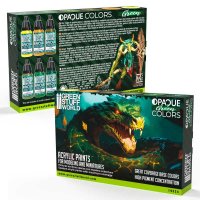 Green Stuff World - Opaque Paint Set - Green Colours