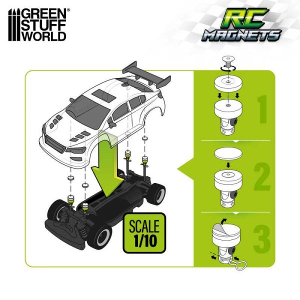 Green Stuff World - RC Magnetic Body Mount