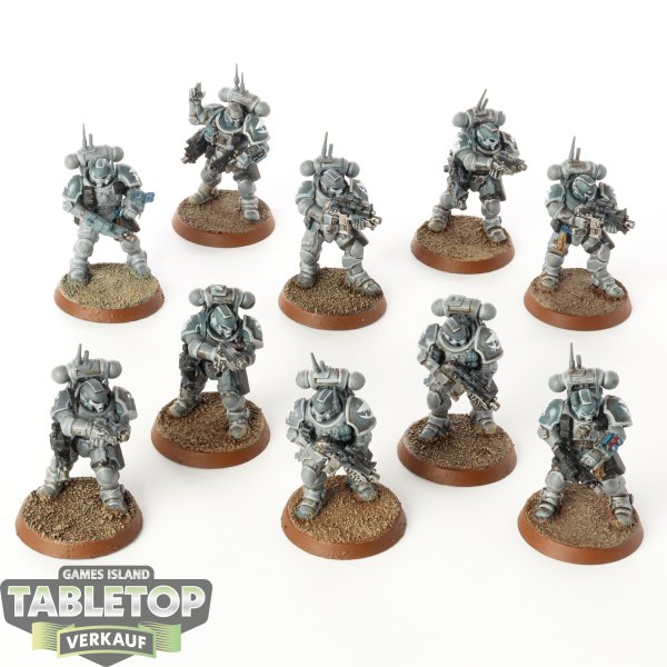 Space Marines - 10 Primaris Infiltrators - bemalt